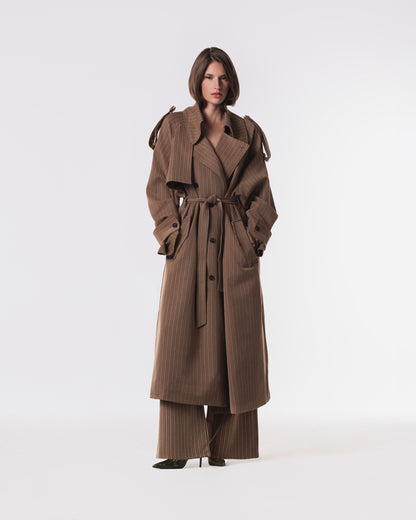 RUNWAY TRENCH COAT AND PANTS