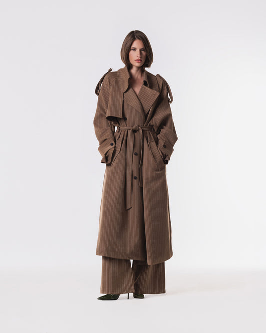 RUNWAY TRENCH COAT AND PANTS
